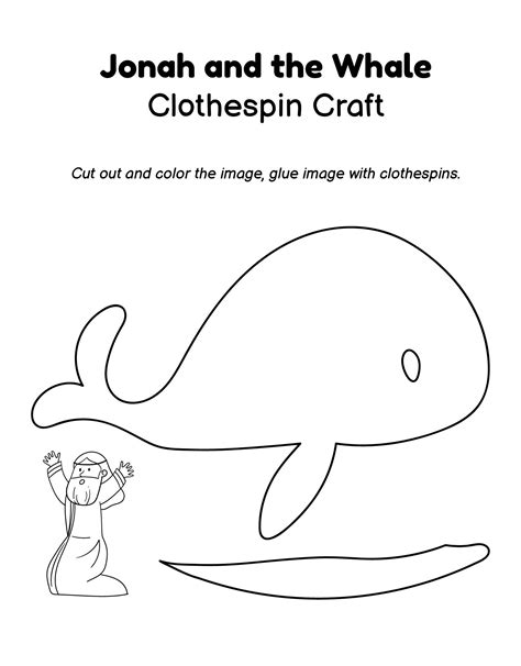 Jonah the whale crafts and 10 free pdf printables – Artofit