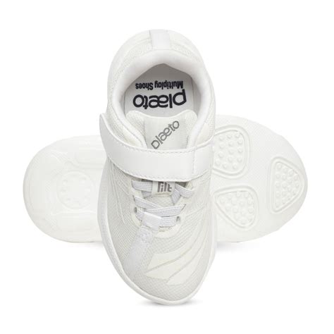 Plaeto Nova Multiplay School Shoes (7C - 13C UK) - White