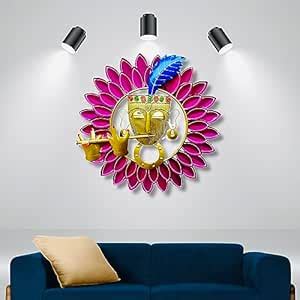 Anshika International Metal Wall Art Frame, Wall Sculpture for Living ...