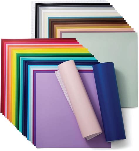 Cricut Removable - Everything Sampler, 12x12 Vinyl Sheets and Transfer ...