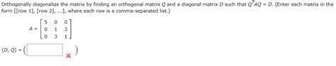 Image result for Orthogonal Transformation Matrix Diagonalization