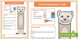 Platypus Bookmark Craft (teacher made) - Twinkl