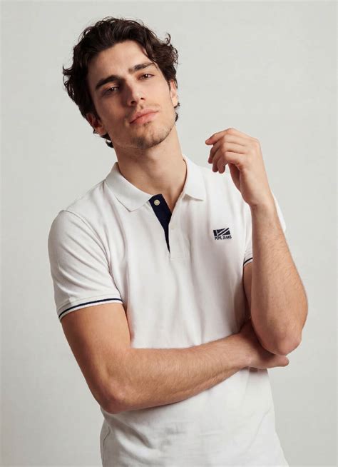 Men White Solid Short Sleeves Polo | Pepe Jeans India