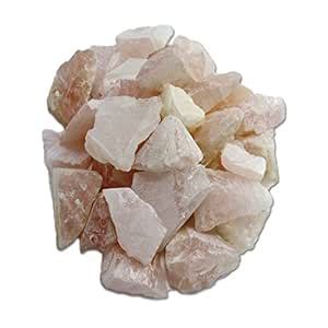 Ratnatraya Spiritual Rose Quartz Natural Raw Crystal Chips Pink Healing ...