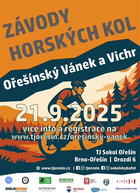 Ořešínský vánek, vichr a blesk - Závod horských kol, TJ Sokol Ořešín ...