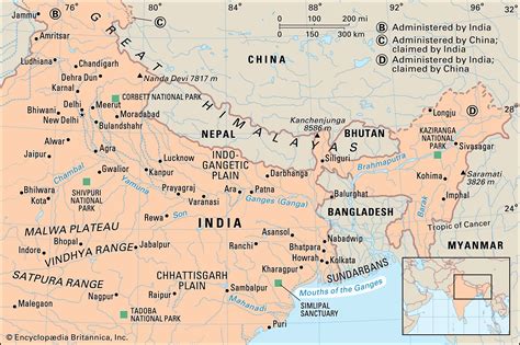 Ganges Delta Location