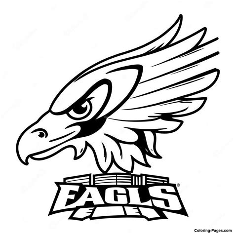 Eagles Coloring Page Logo