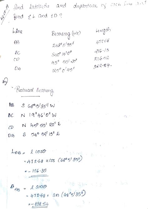 Surveying problems part 2 module 1 - Afond cttuoke anel dpotca th ane ...
