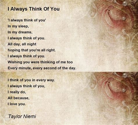 Thinking Of You Always Poems 35 Love Poems That Are The Most Moving