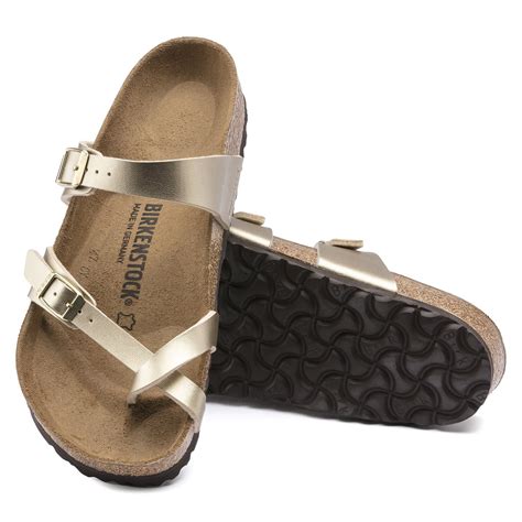 BIRKENSTOCK Mayari Birko-Flor Sandal - Black, Gold, Silver And White