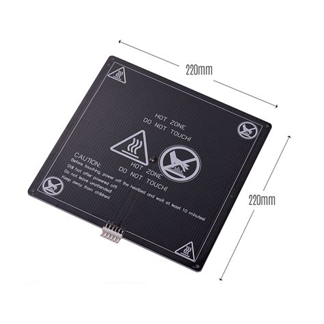 Buy Anet 3D Printer Hot Bed Base Plate Heating Platform Heatbed ...