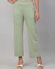 Buy Green Trousers & Pants for Women by NEUDIS Online | Ajio.com