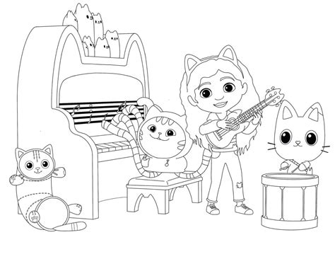 81 Gabby Cat Coloring Pages: Dive into the Dollhouse!