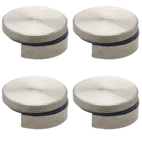 Buy RAB Mirror Button Aluminum Round Wall Mount Mirror Button for Glass ...