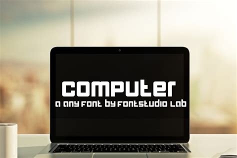 Computer Shop Font Design 的图像结果