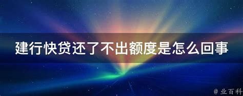 建行快贷还完要结清吗及不结清会怎样？结果让你大吃一惊～ - 聪聪谈事