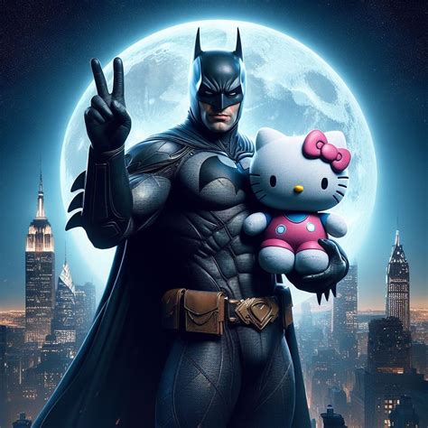 Batman X Hello kitty en 2024