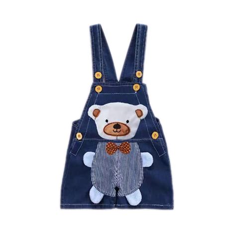 Buy Bold N Elegant Kid's Fun Cartoon Denim Bibshorts Dungaree Dungri ...