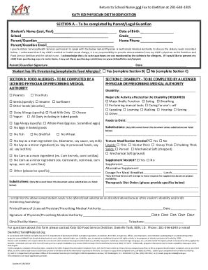 Fillable Online 21-22 Diet Modification Form Fax Email Print - pdfFiller