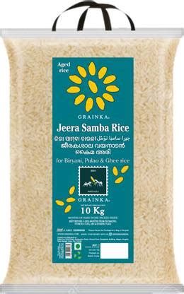 Grainka Jeera Samba Rice || 10 KG || Aged Rice || JEERA / JEERAKASALA ...