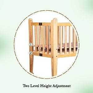 Buy Mee Mee Foldable Baby Wooden Cot Bed |Premium Compact Folding Crib ...