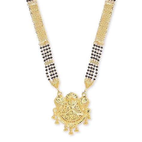 Buy Digital Dress Room Long Mangalsutra Designs Gold Plated Necklace ...