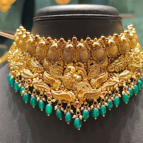 CMR 34.39gms CHOKER 22K Antique – BangaruRani