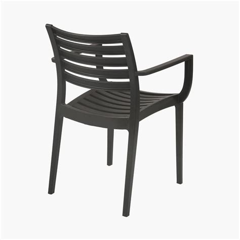 Buy Luna Polypropylene Outdoor Chair - Black from Home Centre at just ...