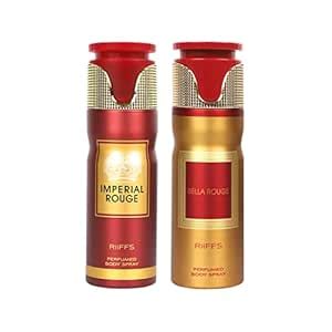 Buy RiiFFS Set of 2 Premium Deodorant, Imperial Rouge & Bella Rouge ...