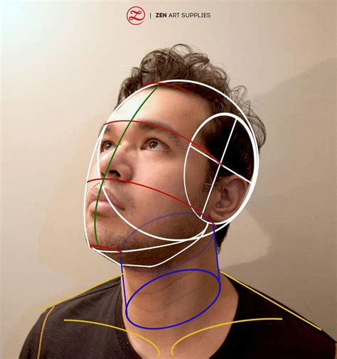 How to draw 3 4 view face step by step – Artofit