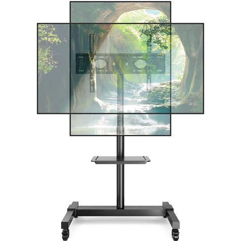 5rcom Large Rolling Tv Cart Portable Stand For 32 75 | Desertcart OMAN
