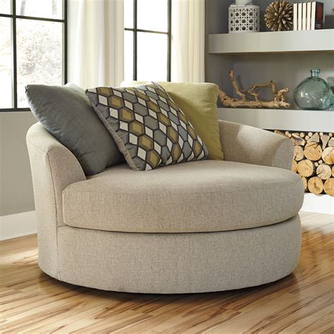 Latitude Run Bradfield Oversized Swivel Barrel Chair & Reviews | Wayfair