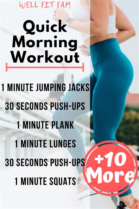 Pin on Morning Workouts