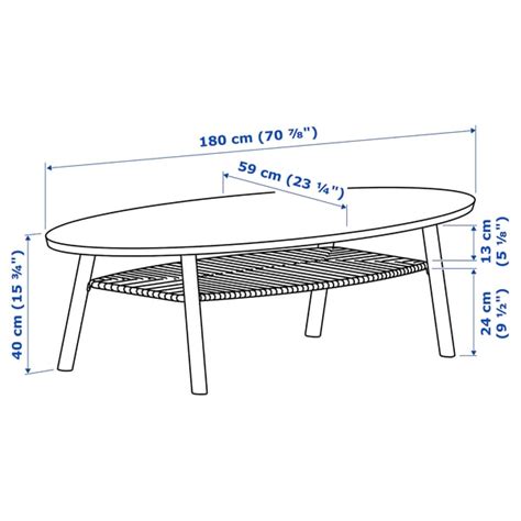 STOCKHOLM coffee table, walnut veneer, 180x59 cm (707/8x231/4") - IKEA