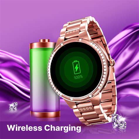 Diva | Round AMOLED Smartwatch for Women | Precious Stone Bezel ...