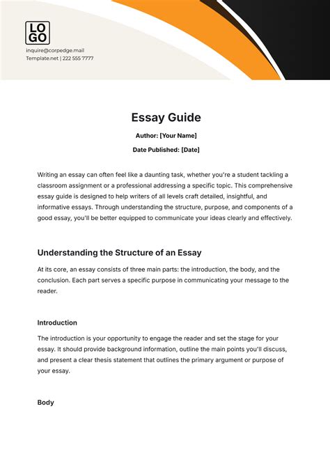 Essay Format 的图像结果