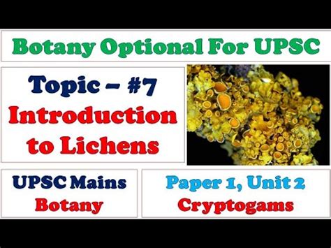 Lichens: Thallus Structure: Reproduction: Types: Habitat: Rhizinae ...