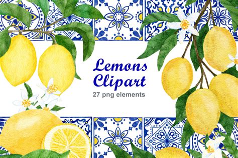 Vintage Lemon Clip Art Png