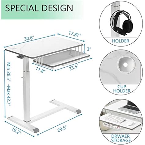 ETHU Overbed Table with Wheels, Upgrade Medical India | Ubuy