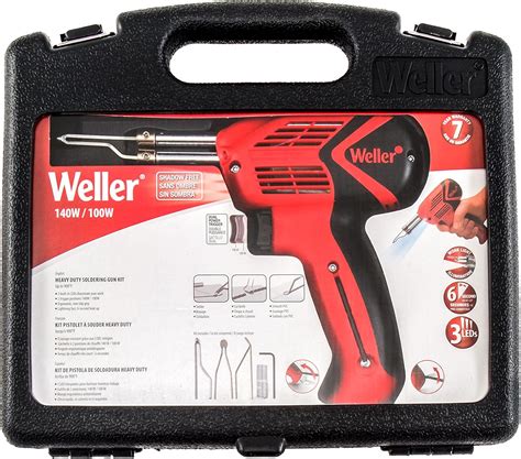 Buy Weller 9400PKS 120V Dual Heat 140/100W Universal Soldering Gun Kit ...