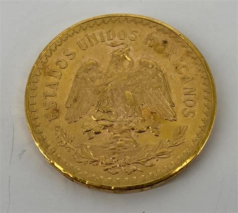 Lot - Mexico 50 Pesos "Centenario" Gold Coin (With Denomination)
