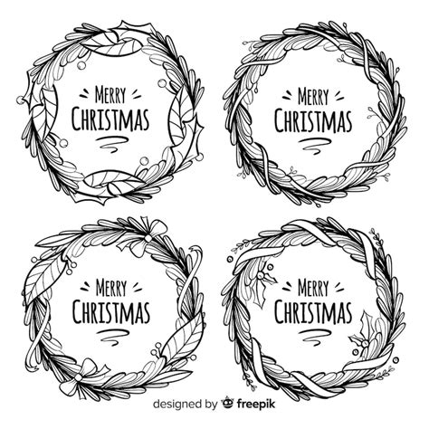 Wreath outline Images - Free Download on Freepik