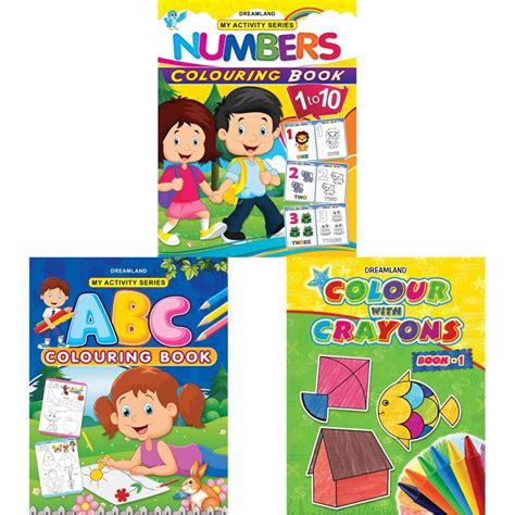 Buy My Activity- Numbers Colouring Book+My Activity- Abc Colouring Book ...