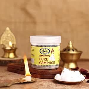 Cycle Pure Om Shanthi Pure Camphor Tablets | 100g | Natural & Residue ...
