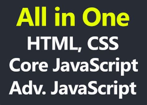 Image result for HTML CSS and JavaScript All in One