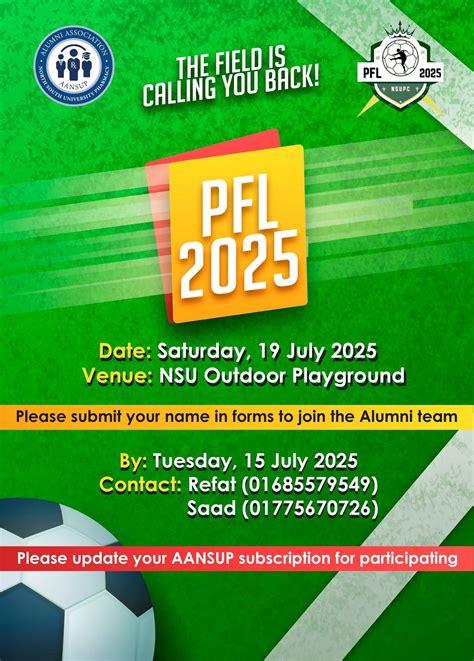 PFL 2025, North South University, Dhaka, 19 July 2025 | AllEvents