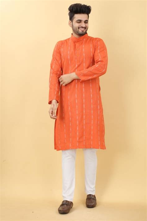 MW-04 Mens Cotton Designer Exclusive Look Kurta Collection: Textilecatalog