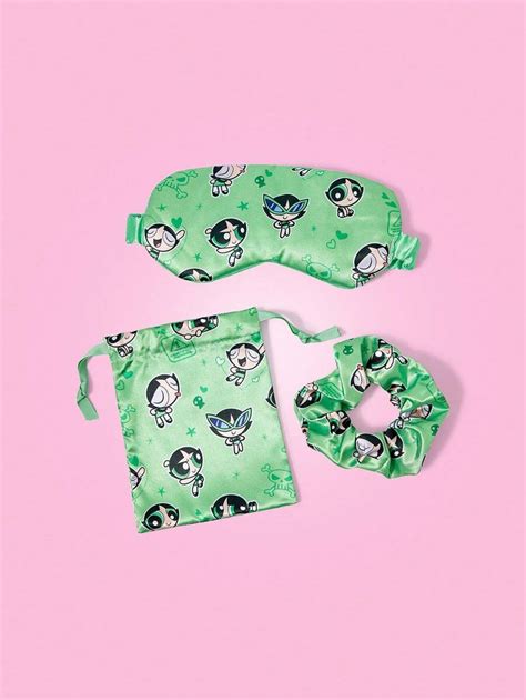 THE POWERPUFF GIRLS X SHEIN 3 Pieces Set Mischievous Buttercup Pattern ...