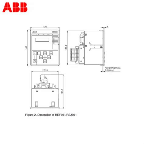 ABB Numerical Relays - REF611 Feeder Protection Relay Trader ...