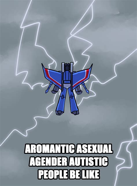 aromantic asexual agender autistic people be like by lord-jasper on DeviantArt